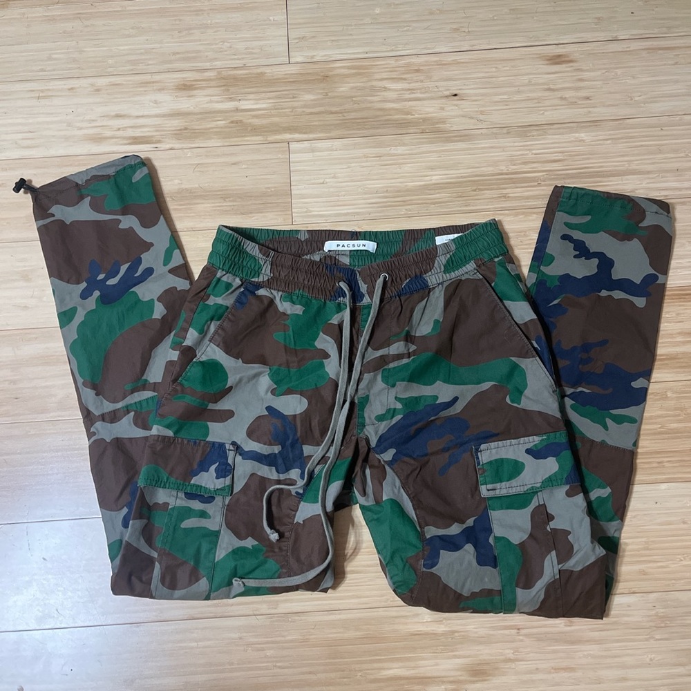 PACSUN camo cargo pants
